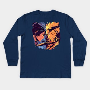 sasuke and naruto Kids Long Sleeve T-Shirt